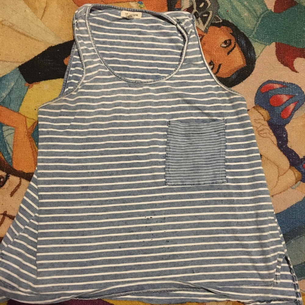 Blue tank top